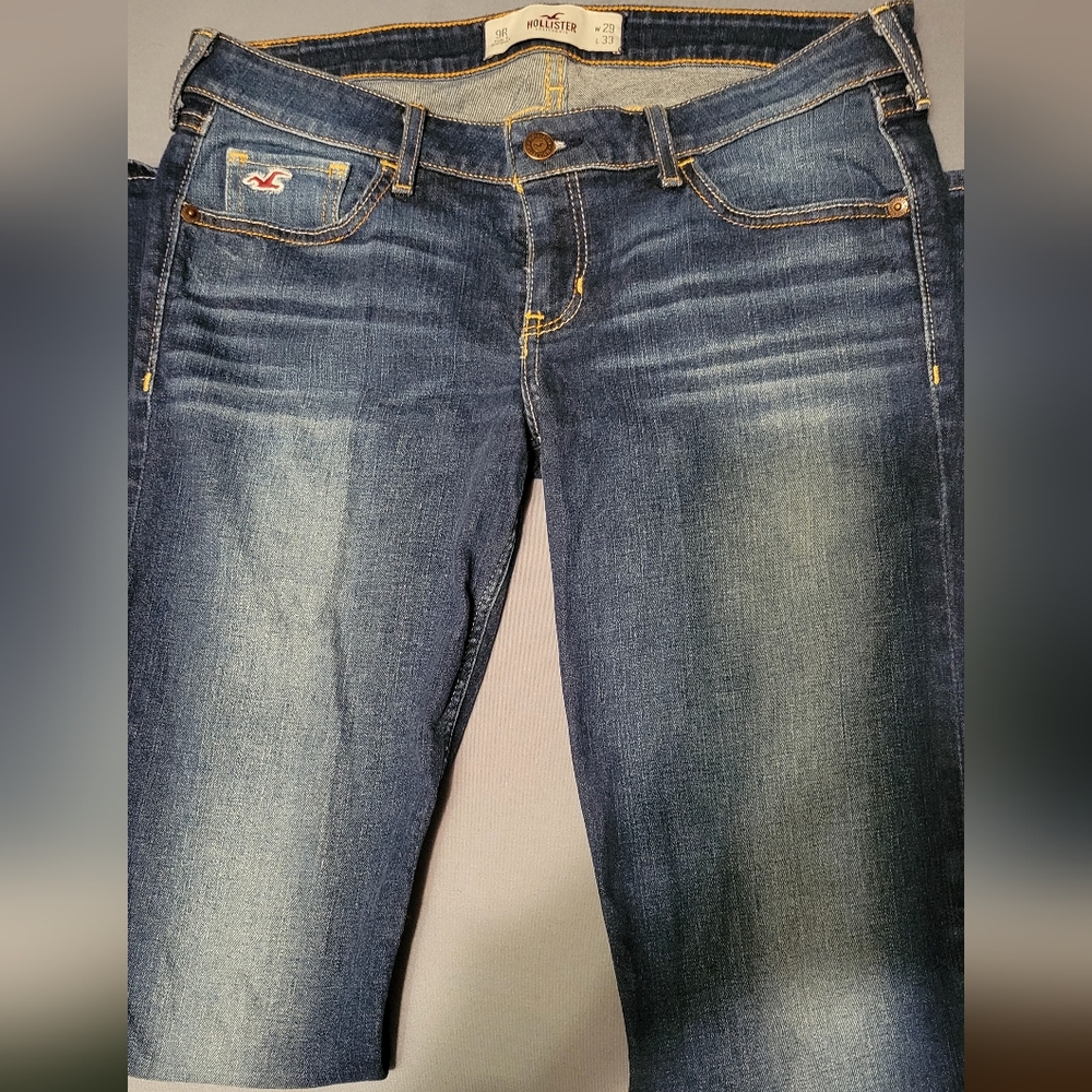 Hollister Womens Straight Leg Jeans